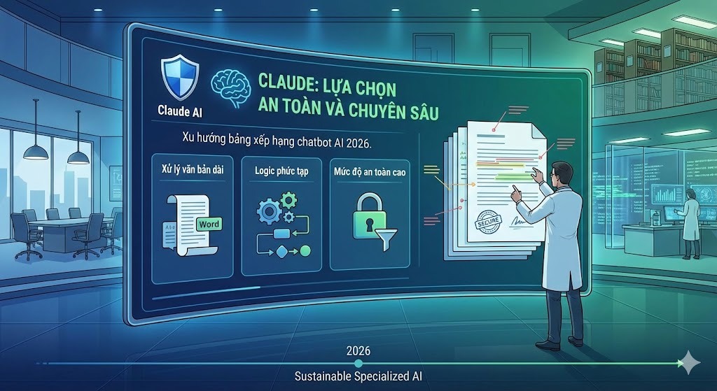 Claude: lựa chọn an toàn và chuyên sâu